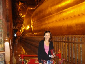 During my trip to Bangkok, I visited the beautiful Buddha.