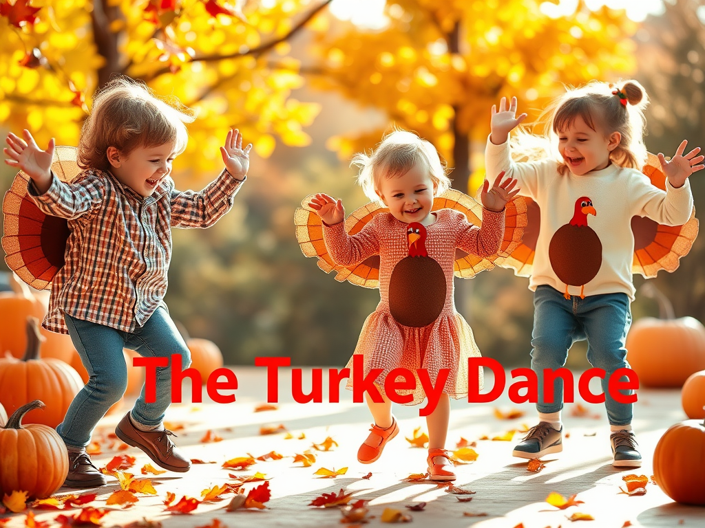 Dance like turkeys to celebrate Thanks!